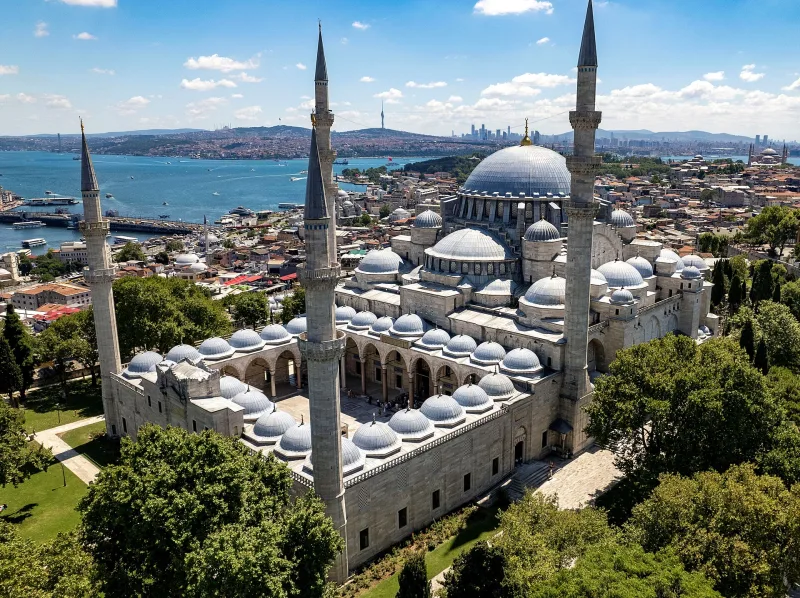 Мечеть Сулеймание (Süleymaniye) — шедевр Синана в Стамбуле