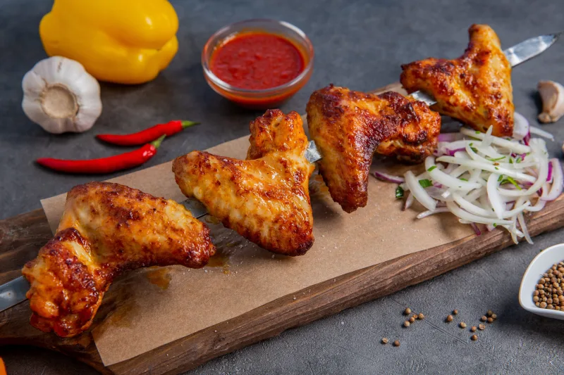 Kip kebab (Vleugels)