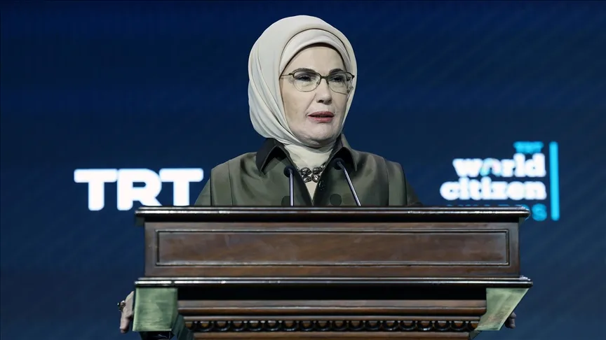 Emine Erdoğan: Gazan tuska katoaa sosiaalisen median 