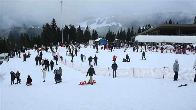 Die Besucher des Ilgaz Yurduntepe Ski Centre hatten einen angenehmen Tag