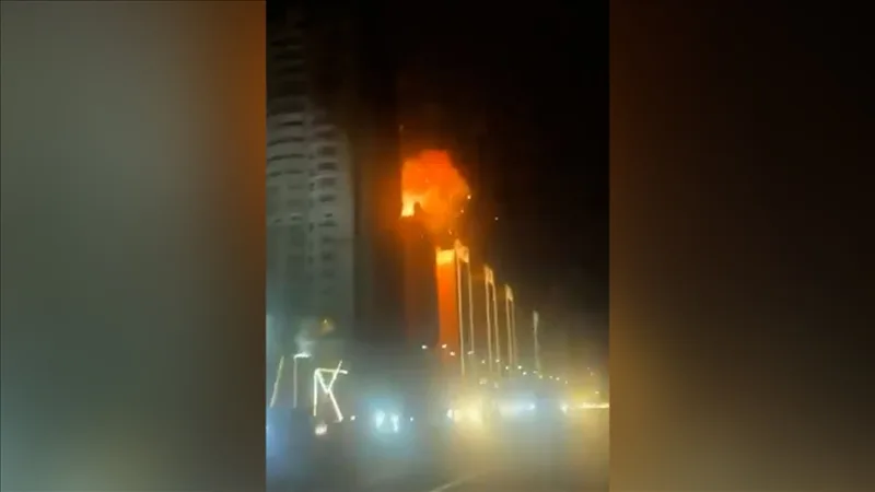 Foram realizados ataques com drones kamikaze em vários locais na cidade de Erbil, no Iraque