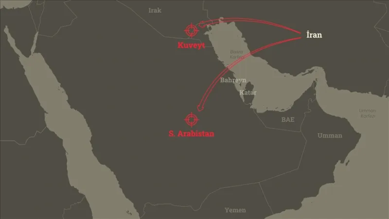 وسائل الإعلام الإيرانية: خريطة البنية التحتية الاستراتيجية للمملكة العربية السعودية والكويت على طاولة الجيش الإيراني